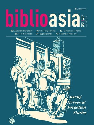 cover image of BiblioAsia, Vol 12 Issue 2, Jul-Sep 2016